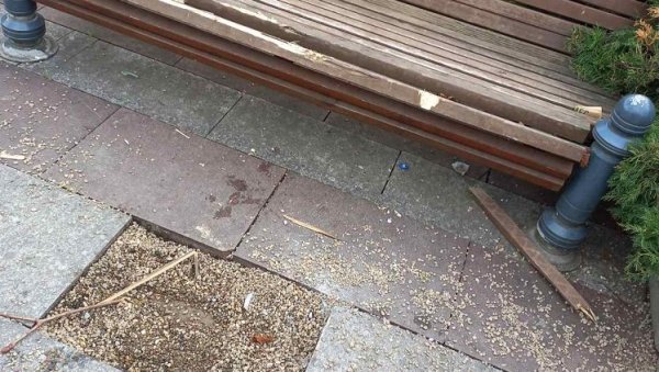 ОШТЕЋЕН РУСКИ ПАРК У ВРШЦУ: Вандали у више наврата вадили гранитне плоче, ломили клупе... ОШТЕЋЕН РУСКИ ПАРК У ВРШЦУ: Вандали у више наврата вадили гранитне плоче, ломили клупе...