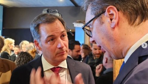 VUČIĆ I DE KRO U DAVOSU: Bilateralni odnosi i put srbije ka EU VUČIĆ I DE KRO U DAVOSU: Bilateralni odnosi i put srbije ka EU