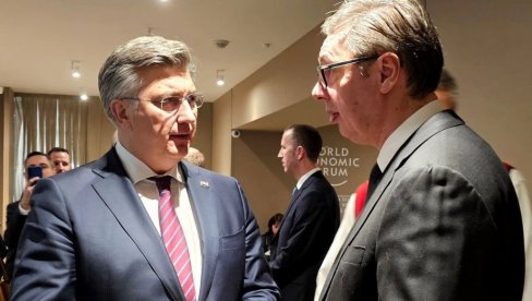 VUČIĆ RAZGOVARAO SA PLENKOVIĆEM: Odnosi Srbije i Hrvatske moraju da budu bolji (FOTO) VUČIĆ RAZGOVARAO SA PLENKOVIĆEM: Odnosi Srbije i Hrvatske moraju da budu bolji (FOTO)