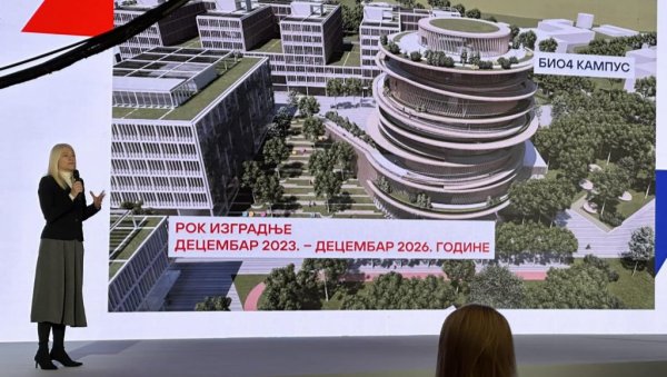 БЕГОВИЋ: БИО4 Кампус резултат стратешког деловања,биће завршен до децембра 2026. БЕГОВИЋ: БИО4 Кампус резултат стратешког деловања,биће завршен до децембра 2026.