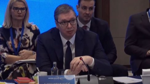 VUČIĆ NA PANELU U SKOPLJU: Srbija otvorena za sve ideje povodom zajedničkog regionalnog tržišta (VIDEO) VUČIĆ NA PANELU U SKOPLJU: Srbija otvorena za sve ideje povodom zajedničkog regionalnog tržišta (VIDEO)