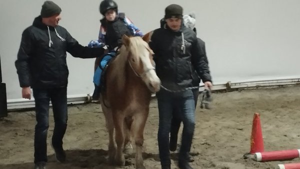 ОДВАЖНО У СЕДЛУ ПРКОСЕ БОЛЕСТИ: На Сарић салашу код Суботице спроводе терапије јахањем под слоганом касом кроз живот ОДВАЖНО У СЕДЛУ ПРКОСЕ БОЛЕСТИ: На Сарић салашу код Суботице спроводе терапије јахањем под слоганом касом кроз живот