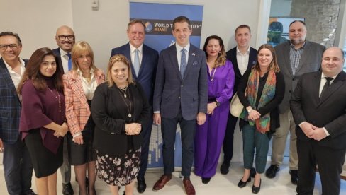 AMBASADOR ĐURIĆ: Veliko interesovanje poslovnih organizacija u Majamiju i Floridi za jačanje saradnje sa Srbijom AMBASADOR ĐURIĆ: Veliko interesovanje poslovnih organizacija u Majamiju i Floridi za jačanje saradnje sa Srbijom