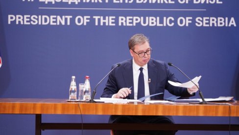 POČEO SASTANAK: Predsednik Vučić se sastao sa DŽejmsom OBrajanom