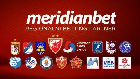 Regionalni lider u razvoju sporta: Kompanija Meridianbet najveći sponzor klubova i Saveza! Regionalni lider u razvoju sporta: Kompanija Meridianbet najveći sponzor klubova i Saveza!
