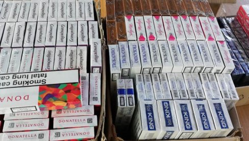 ZAPLENJENO 13.280 PAKLICA: Kraljevačka policija sprečila šverc cigareta i duvana