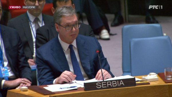 НАМЕТАЊЕ ЕВРА ИМА САМО ЈЕДАН ЦИЉ: Вучић поручио на седници СБ УН - Укидање динара је напад на српско становништво НАМЕТАЊЕ ЕВРА ИМА САМО ЈЕДАН ЦИЉ: Вучић поручио на седници СБ УН - Укидање динара је напад на српско становништво