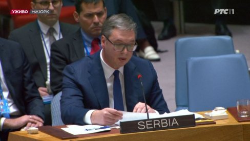 MOĆAN GOVOR VUČIĆA U SB UN O BANJSKOJ: Predsednikove reči snažno odjeknule među Srbima na KiM MOĆAN GOVOR VUČIĆA U SB UN O BANJSKOJ: Predsednikove reči snažno odjeknule među Srbima na KiM