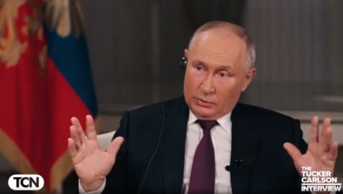 PUTIN JE SIGURAN U SVOJU SNAGU NJujork tajms o intervjuu američkog voditelja koji je uzdrmao svet PUTIN JE SIGURAN U SVOJU SNAGU NJujork tajms o intervjuu američkog voditelja koji je uzdrmao svet