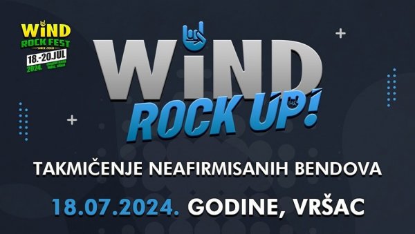 У ТОКУ ПРИЈАВЕ ЗА „WIND ROCK UP“: Најбоље младе бендове бирају публика и организатори У ТОКУ ПРИЈАВЕ ЗА „WIND ROCK UP“: Најбоље младе бендове бирају публика и организатори