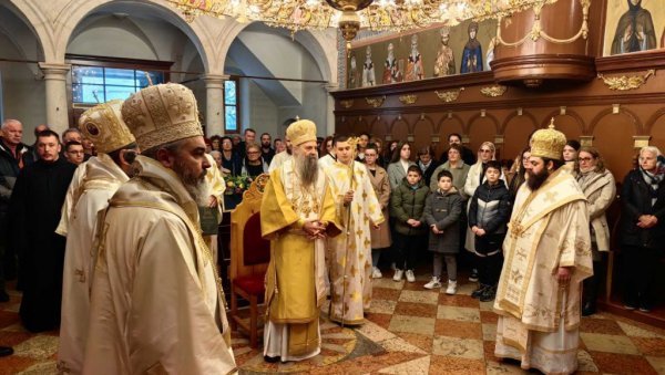 ПАТРИЈАРХ У ДВОДНЕВНОЈ ПОСЕТИ ЕПАРХИЈИ ДАЛМАТИНСКОЈ: Повод слава Богословије Света Три Јерарха у манастиру Крки