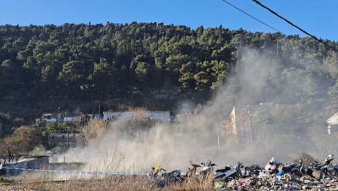 OSTALO SAMO ZGARIŠTE: Prvi snimci sa mesta strašne tragedije u Baru - U požaru izgorelo četvoro ljudi (VIDEO)