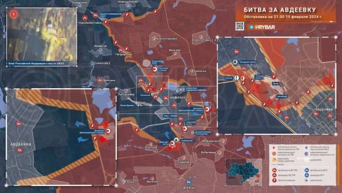 TEŽE NEGO U BAHMUTU... Kijev priznao - Situacija u Avdejevki za nas kritična TEŽE NEGO U BAHMUTU... Kijev priznao - Situacija u Avdejevki za nas kritična