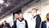 LUKA TI OSTAJEŠ NA KLUPI“: Jokić se našalio, pa zasmejao ceo tim (VIDEO)