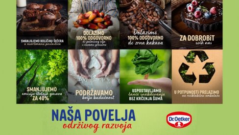DR. OETKER ПОВЕЉА ОДРЖИВОГ РАЗВОЈА DR. OETKER ПОВЕЉА ОДРЖИВОГ РАЗВОЈА