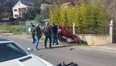 DVE SAOBRAĆAJNE NEZGODE: Teže povređena jedna osoba