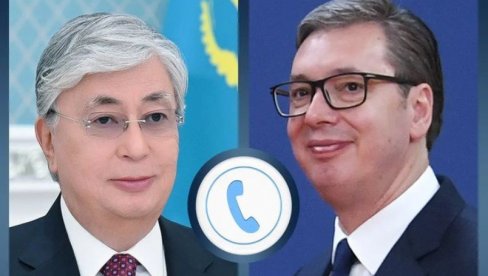ВУЧИЋ РАЗГОВАРАО СА ТОКАЈЕВИМ: Договорили смо да у најскоријем року буде одржана седница Мешовитог комитета за сарадњу наших земаља ВУЧИЋ РАЗГОВАРАО СА ТОКАЈЕВИМ: Договорили смо да у најскоријем року буде одржана седница Мешовитог комитета за сарадњу наших земаља