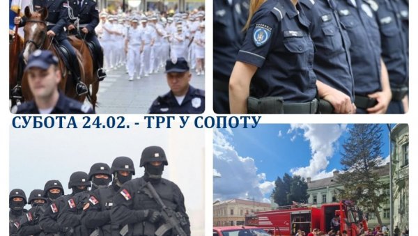 ЗАТВАРАЊЕ УЛИЦА У ЦЕНТРУ ОПШТИНЕ СОПОТ: Обустава због дефилеа МУП ЗАТВАРАЊЕ УЛИЦА У ЦЕНТРУ ОПШТИНЕ СОПОТ: Обустава због дефилеа МУП