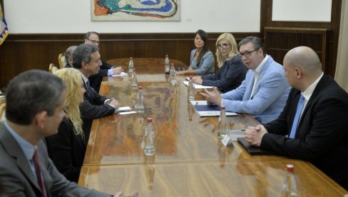 VUČIĆ NA VAŽNOM SASTANKU: U teškim vremenima je potvrđeno prijateljstvo između Srba i Jevreja (FOTO)