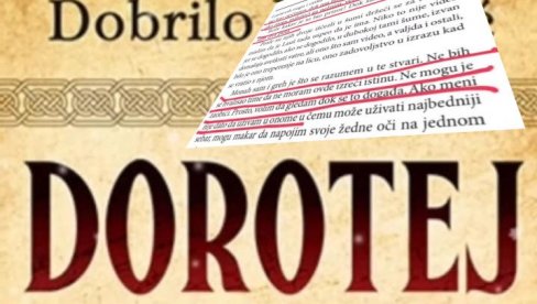 I DOROTEJA BI DA UHAPSE: Nenadićev roman postao neprihvatljiv zbog lascivnog narativa, istrgnuti zlonamerno delovi I DOROTEJA BI DA UHAPSE: Nenadićev roman postao neprihvatljiv zbog lascivnog narativa, istrgnuti zlonamerno delovi