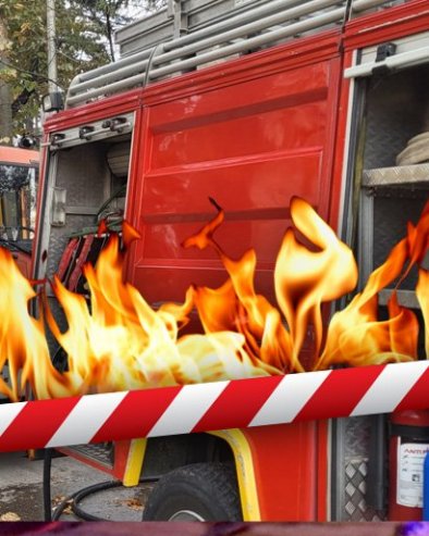 СТАН ИЗГОРЕО У ПОТПУНОСТИ: Пожар у Никшићу, ватра се шири кровом