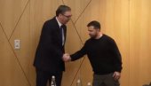 ZELENSKI NAKON SASTANKA SA VUČIĆEM: Hvala Srbiji na podršci suverenitetu i humanitarnoj pomoći (VIDEO)