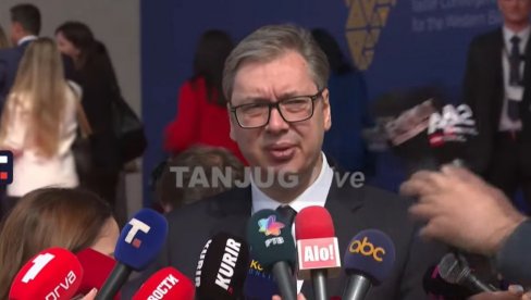 VUČIĆ NA PITANJE NOVOSTI: Dijalog Beograda i Prištine neće uticati na pristupanje evropskim fondovima VUČIĆ NA PITANJE NOVOSTI: Dijalog Beograda i Prištine neće uticati na pristupanje evropskim fondovima