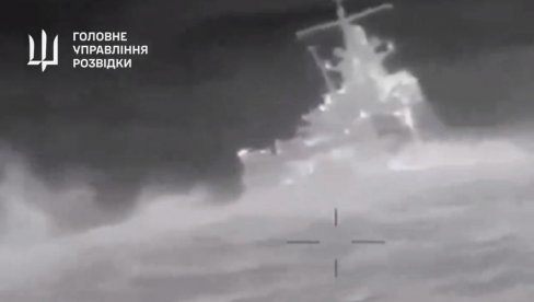 POTOPLJEN JOŠ JEDAN RUSKI BROD: Plovilo nije izdržalo masivan udar dronova Magura V5, napad bio namenjen Krimskom mostu? (VIDEO)