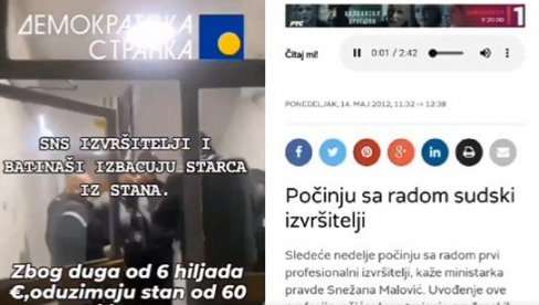 NEVEROVATNO: Demokratska stranka izvršitelje pripisuje Vučiću, a oni ih uveli 2012. godine (VIDEO) NEVEROVATNO: Demokratska stranka izvršitelje pripisuje Vučiću, a oni ih uveli 2012. godine (VIDEO)
