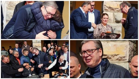 VUČIĆ POSETIO PAMBUKOVICU: Predsednik obradovao meštane - Za 7 dana videćete mašine (FOTO/VIDEO)