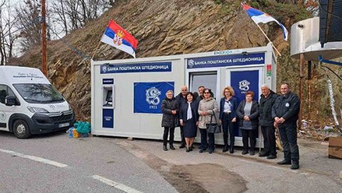 POSTAVLJENE MONTAŽNE EKSPOZITURE POŠTANSKE ŠTEDIONICE: Privremeno rešenje zbog Kurtijevog terora