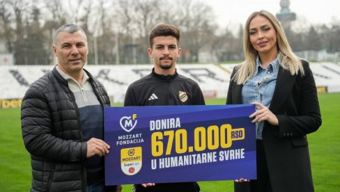 SVAKI GOL U SUPERLIGI HUMANOSTI VREDI VIŠE: Fondacija Mozzart od početka sezone donirala 4.730.000 dinara SVAKI GOL U SUPERLIGI HUMANOSTI VREDI VIŠE: Fondacija Mozzart od početka sezone donirala 4.730.000 dinara