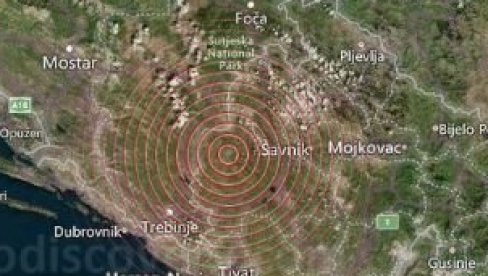 СНАЖАН ЗЕМЉОТРЕС ПОГОДИО ЦРНУ ГОРУ: Потрес регистрован у 4.06 часова