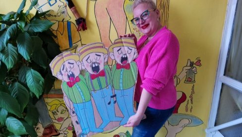 JUTRO POČINJE KARIKATUROM: Navika umetnice iz Niša Marije Ilić JUTRO POČINJE KARIKATUROM: Navika umetnice iz Niša Marije Ilić