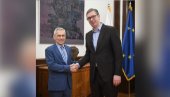 VUČIĆ NAKON SASTANKA SA HARČENKOM: Uručio sam mu pismo za predsednika Putina