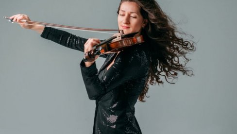 NASTUP JOVANE STOŠIĆ KROMPIĆ: Virtuozna violinistkinja na sceni Kolarca NASTUP JOVANE STOŠIĆ KROMPIĆ: Virtuozna violinistkinja na sceni Kolarca