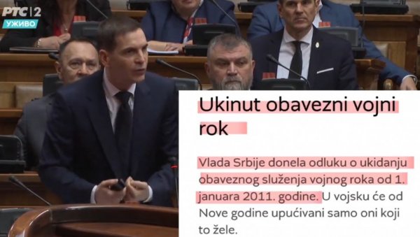 ЛИЦЕМЕРЈЕ ЈОВАНОВИЋА: Укинуо обавезни војни рок, а напада Вучића зато што га још није вратио (ВИДЕО) ЛИЦЕМЕРЈЕ ЈОВАНОВИЋА: Укинуо обавезни војни рок, а напада Вучића зато што га још није вратио (ВИДЕО)