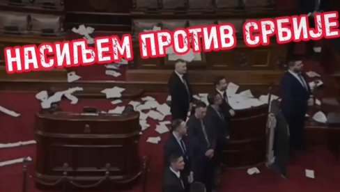 NASILJEM PROTIV SRBIJE: Sramno ponašanje opozicije zgrozilo javnost (VIDEO) NASILJEM PROTIV SRBIJE: Sramno ponašanje opozicije zgrozilo javnost (VIDEO)
