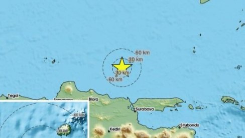 JAK ZEMLJOTRES U INDONEZIJI: Potres od 6,1 stepen probudio stanovnike, nije izdato upozorenje na cunami JAK ZEMLJOTRES U INDONEZIJI: Potres od 6,1 stepen probudio stanovnike, nije izdato upozorenje na cunami