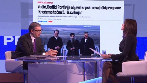 VUČIĆ O PISANJU HRVATSKIH MEDIJA: To je lupetanje, briga me šta će da kaže Kurti, ovaj ili onaj VUČIĆ O PISANJU HRVATSKIH MEDIJA: To je lupetanje, briga me šta će da kaže Kurti, ovaj ili onaj