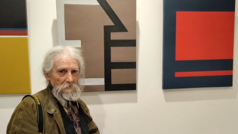 SLIKA „ŽIVE GEOMETRIJE“ : Izložba slika Jozefa Klaćika u Zavodu za kulturu vojvođanskih Slovaka u Novom Sadu