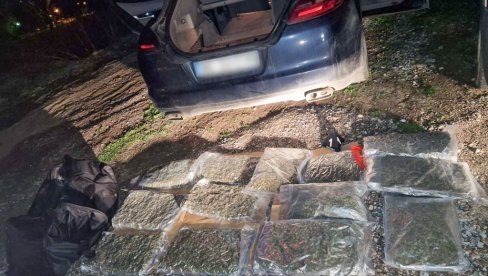 DROGA U AUTOMOBILU : Novosadska policija zaplenila 52 kilograma marihuane