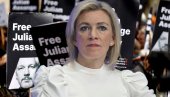 ZAHAROVA O SLUČAJU DŽULIJAJNA ASANŽA: Britanski pravosudni sistem pretvorio se u farsu ZAHAROVA O SLUČAJU DŽULIJAJNA ASANŽA: Britanski pravosudni sistem pretvorio se u farsu