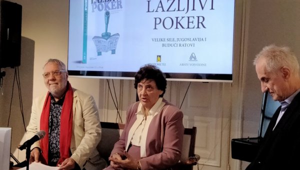 ПОКЕРОМ ЛАЖИ СЕЈУ РАТОВЕ: Поводом 25 година НАТО агресије на СРЈ, у Новом Саду представљена књига белгијског новинара Мишела Колона ПОКЕРОМ ЛАЖИ СЕЈУ РАТОВЕ: Поводом 25 година НАТО агресије на СРЈ, у Новом Саду представљена књига белгијског новинара Мишела Колона