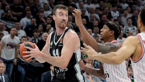 PARTIZAN JE PODBACIO U FINIŠU SEZONE, ALI TAKMIČENJE NA EVROSCENI JE ZATVORIO POBEDOM: Crno-beli su veliki favoriti u četvrtfinalnoj seriji! PARTIZAN JE PODBACIO U FINIŠU SEZONE, ALI TAKMIČENJE NA EVROSCENI JE ZATVORIO POBEDOM: Crno-beli su veliki favoriti u četvrtfinalnoj seriji!