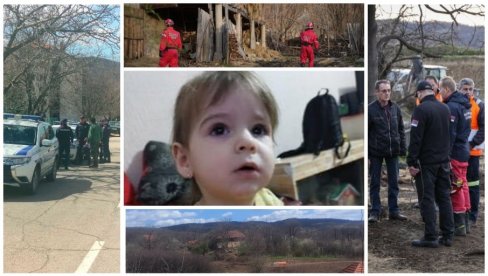 ČETVRTI DAN POTRAGE ZA MALOM DANKOM (2): Policija sa nalozima proverava kuće u okolini (FOTO/VIDEO)