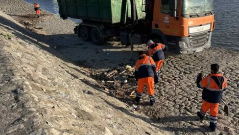 ОЧИШЋЕНО ПРИОБАЉЕ ДУНАВА: Комуналне екипе средиле потез у Земуну ОЧИШЋЕНО ПРИОБАЉЕ ДУНАВА: Комуналне екипе средиле потез у Земуну