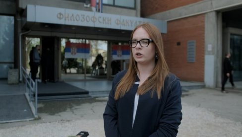 IVANA MACAK, PREDSEDNICA STUDENTSKOG PARLAMENTA FILOZOFSKOG FAKULTETA U NOVOM SADU: Uprava stavila metu na moje ime i lice IVANA MACAK, PREDSEDNICA STUDENTSKOG PARLAMENTA FILOZOFSKOG FAKULTETA U NOVOM SADU: Uprava stavila metu na moje ime i lice