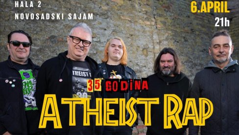SLAVLJENIČKI KONCERT ATEIST REPA: Novosadski pankeri obeležavaju jubilej, 35 godina na sceni SLAVLJENIČKI KONCERT ATEIST REPA: Novosadski pankeri obeležavaju jubilej, 35 godina na sceni