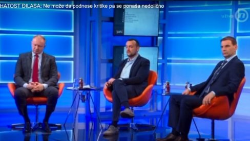 BAHATOST ĐILASA: Ne može da podnese kritike pa se ponaša nedolično (VIDEO)